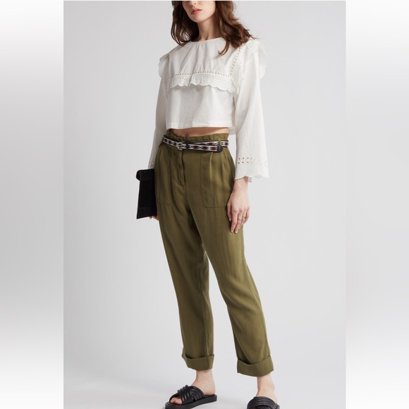 TREASURE & BOND Cutwork Yoke Crop
Cotton Blouse Ivory XL NWT Nordstrom SOLD OUT - Picture 11 of 16